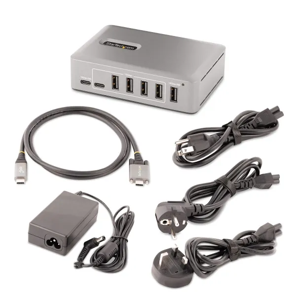 USB šakotuvas Startech 10G8A2CS-USB-C-HUB