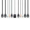 KVM slēdzis Startech C2-DH46-UA2-CBL-KVM 1,5 m