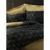 Duvet cover set Black 220 x 240 cm