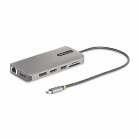 USB šakotuvas Startech 154B-USBC-MULTIPORT Pilka 100 W