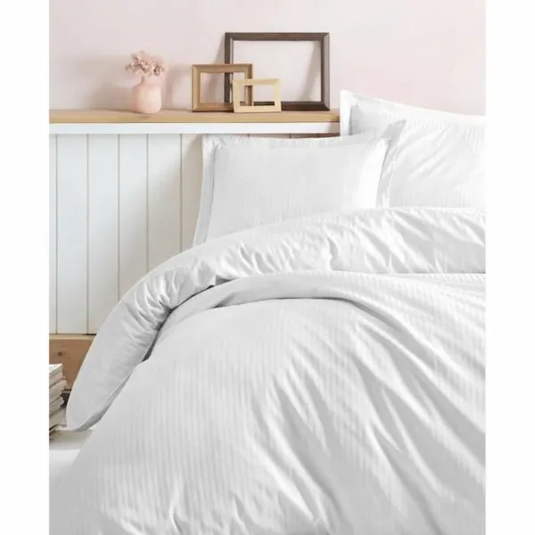 Duvet cover set White 220 x 240 cm