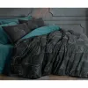 Antklodės užvalkalų rinkinys Juoda 220 x 240 cm