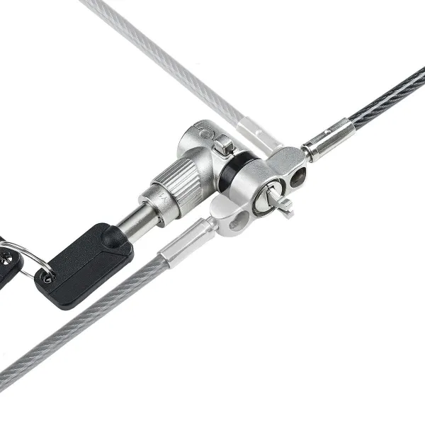USB-Kaapeli Startech UNIVK-LAPTOP-LOCK Musta/Harmaa 2 m