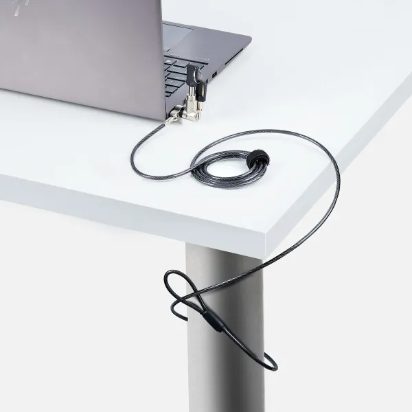 USB-kaabel Startech UNIVK-LAPTOP-LOCK Must/Hall 2 m