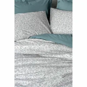 Duvet cover set Blue White 220 x 240 cm