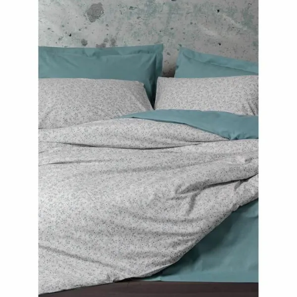 Duvet cover set Blue White 220 x 240 cm