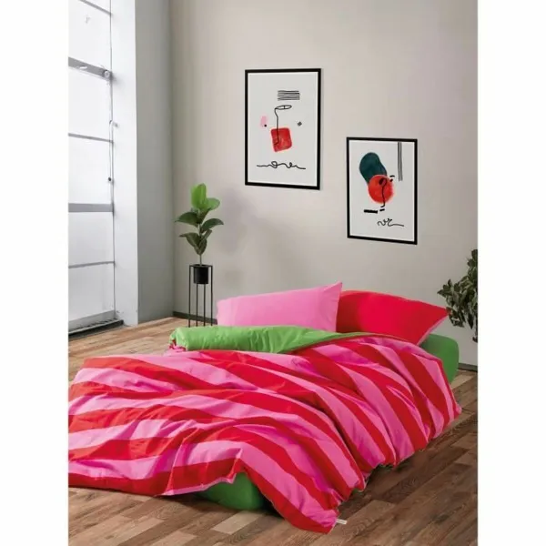 Pārtikas vāka komplekts Sarkans Rozā 220 x 240 cm