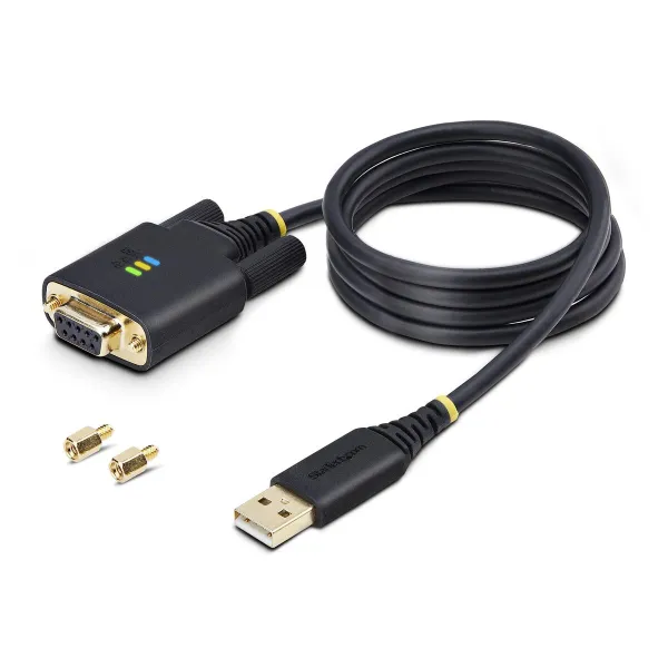 USB Cable Startech 1P3FFCNB-USB-SERIAL Black 1 m