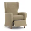 Armchair slipcovers Eysa JAZ Beige 90 x 120 x 85 cm