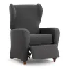 Armchair slipcovers Eysa JAZ Dark grey 90 x 120 x 85 cm