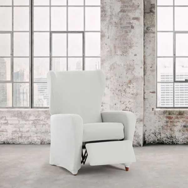 Armchair slipcovers Eysa BRONX White 90 x 100 x 75 cm