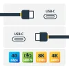 USB-Kaapeli Startech 50C-40G-USB4-CABLE Musta