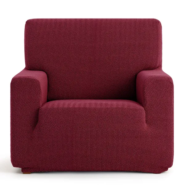 Armchair slipcovers Eysa JAZ Burgundy 70 x 120 x 130 cm