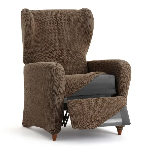 Armchair slipcovers Eysa JAZ Brown 90 x 120 x 85 cm