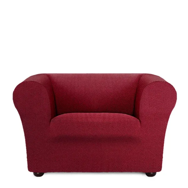 Armchair slipcovers Eysa JAZ Burgundy 110 x 100 x 130 cm