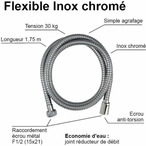 Shower Hose Edouard Rousseau 1,75 m