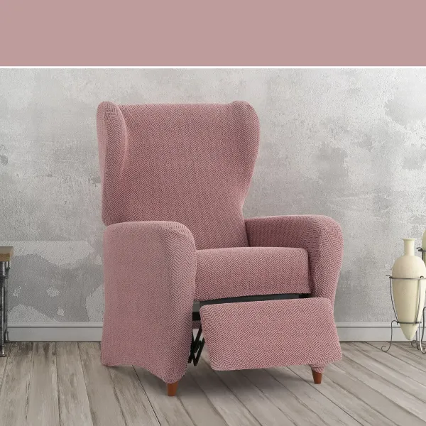 Armchair slipcovers Eysa JAZ Pink 90 x 120 x 85 cm