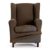 Armchair slipcovers Eysa TROYA Brown 80 x 100 x 90 cm