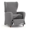 Armchair slipcovers Eysa JAZ Grey 90 x 120 x 85 cm