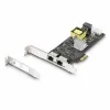 USB-Kaapeli Startech PR22GIP-NETWORK-CARD Musta