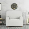 Armchair slipcovers Eysa BRONX White 70 x 110 x 110 cm