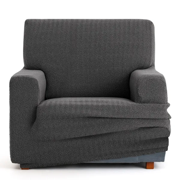 Armchair slipcovers Eysa JAZ Dark grey 70 x 120 x 130 cm