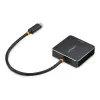 Ārējais karšu lasītājs Startech 1B-USB-C-SDE-ADAPTER Melns