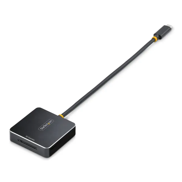 Ārējais karšu lasītājs Startech 1B-USB-C-SDE-ADAPTER Melns