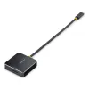 Ārējais karšu lasītājs Startech 1B-USB-C-SDE-ADAPTER Melns