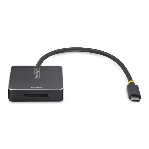 Ārējais karšu lasītājs Startech 1B-USB-C-SDE-ADAPTER Melns