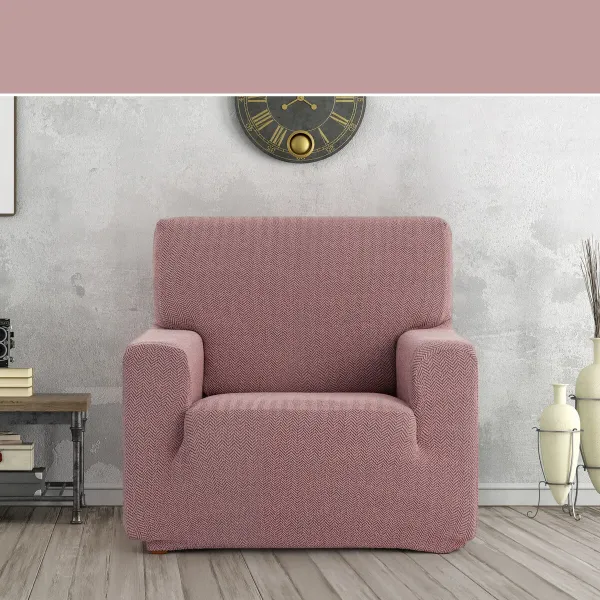 Armchair slipcovers Eysa JAZ Pink 70 x 120 x 130 cm