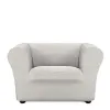 Armchair slipcovers Eysa JAZ White 110 x 100 x 130 cm