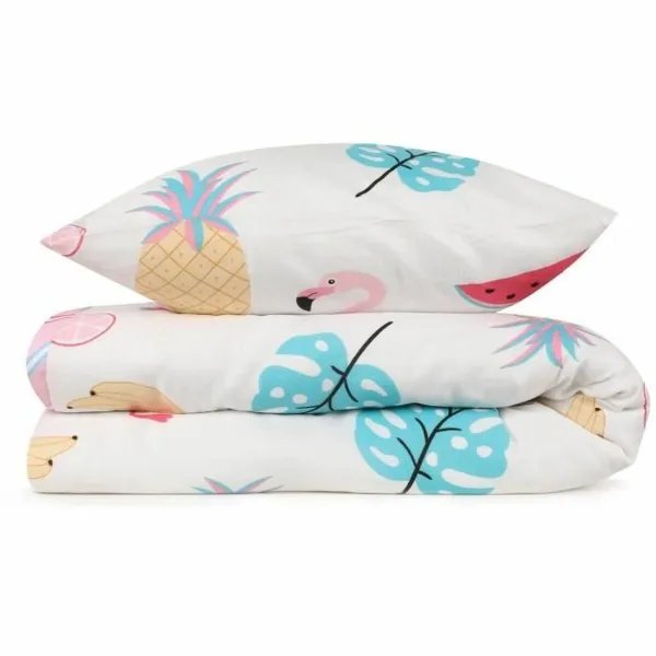 Duvet cover set White Super king 3 Pieces