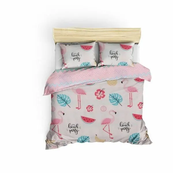 Duvet cover set White Super king 3 Pieces