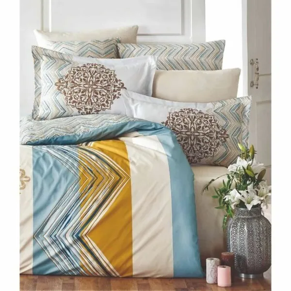Duvet cover set White Super king 3 Pieces