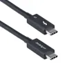 Power Cord Startech TBLT5MM1M240W Black 1 m
