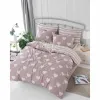 Duvet cover set Pink Super king 3 Pieces