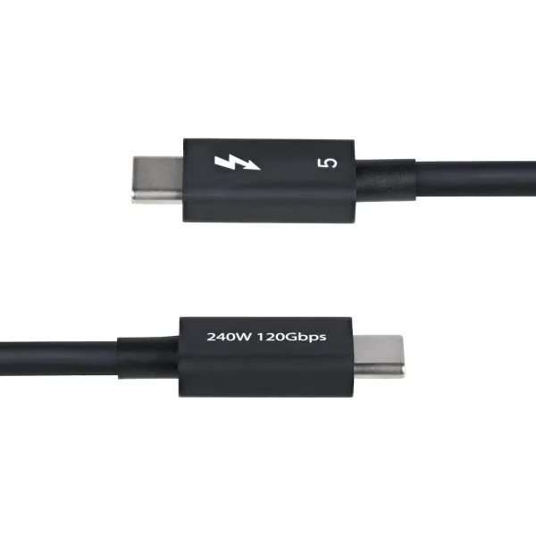 Power Cord Startech TBLT5MM1M240W Black 1 m