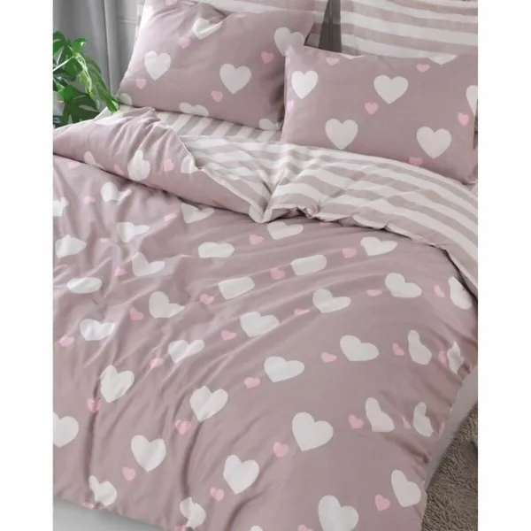 Pussilakanasetti Pinkki Sänky 200 3 Kappaletta