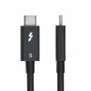 Power Cord Startech TBLT5MM80CM240W Black 80 cm