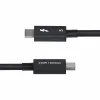 Power Cord Startech TBLT5MM80CM240W Black 80 cm