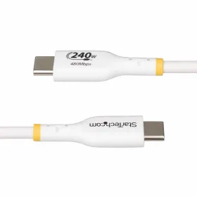 USB Kabelis Startech USB2EPR1MW Balts 1 m