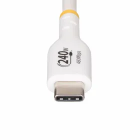 USB Kabelis Startech USB2EPR1MW Balts 1 m