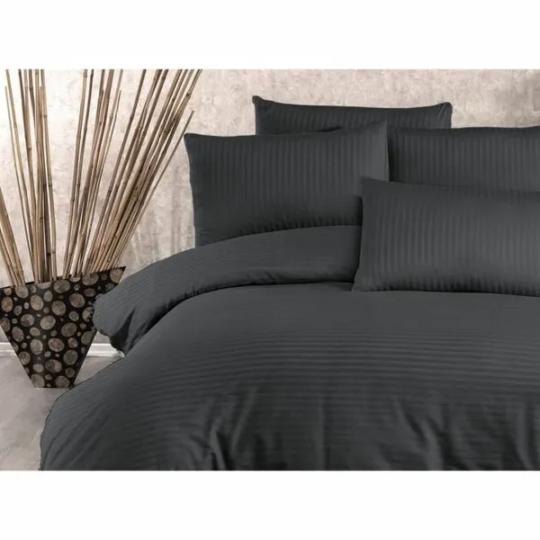 Duvet cover set Anthracite Super king 3 Pieces