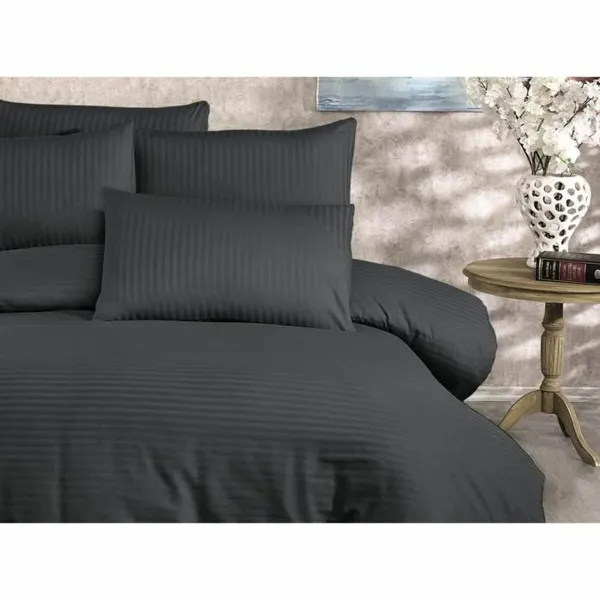 Duvet cover set Anthracite Super king 3 Pieces