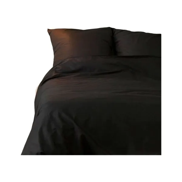 Duvet cover set Black Super king 3 Pieces