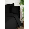 Duvet cover set Black Super king 3 Pieces