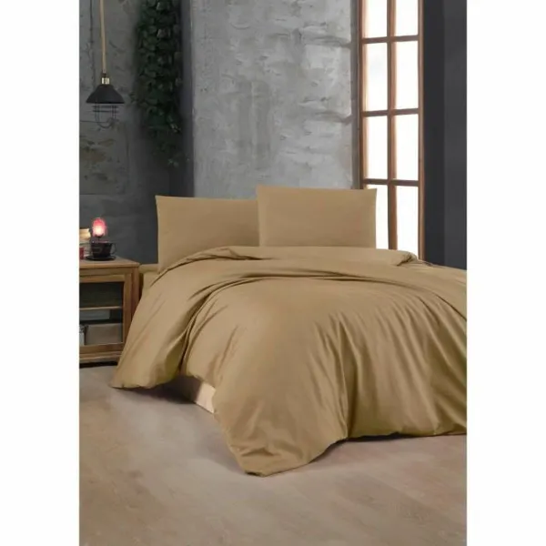 Duvet cover set Brown Super king 3 Pieces