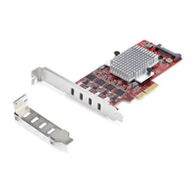 USB-kaabel Startech P10Q4C-USB-CARD Punane