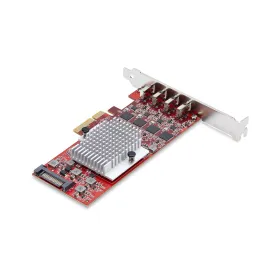 USB-kaabel Startech P10Q4C-USB-CARD Punane
